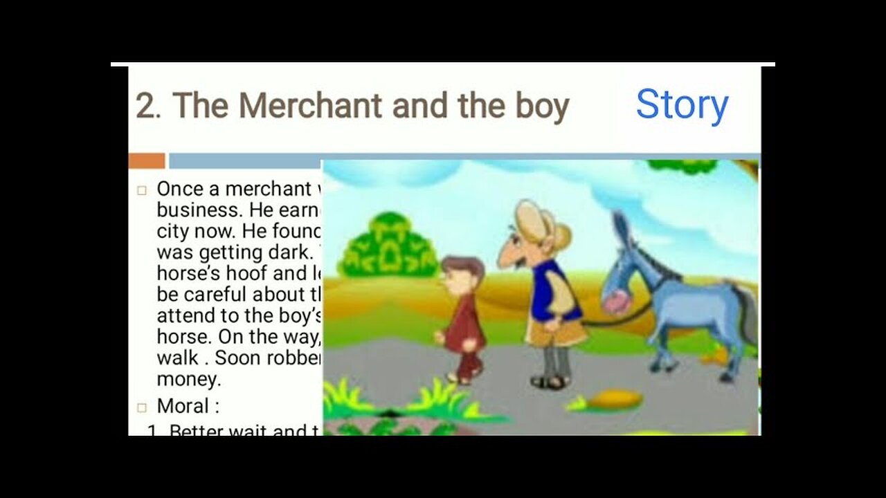 The Merchant and the boy | Life lesson story | English Moral Story