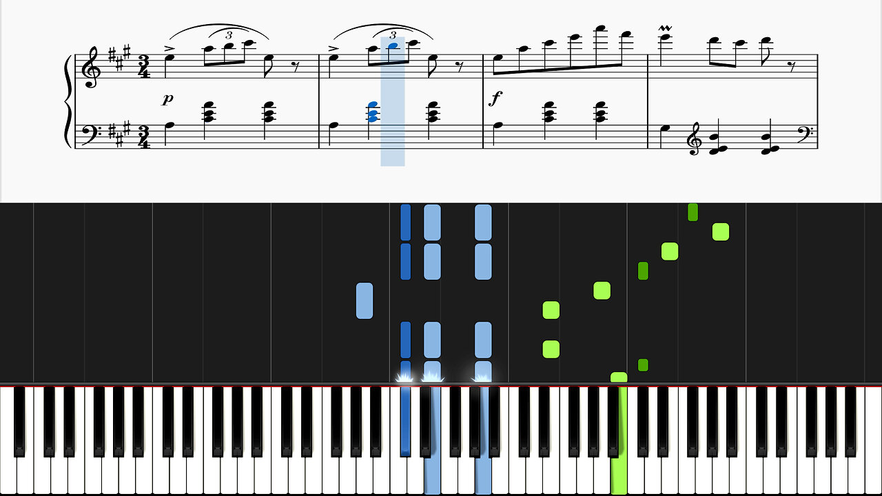 F. Schubert - 12 Grazer Waltzer, D. 924, Op. 91, No. 10 (Piano Tutorial)