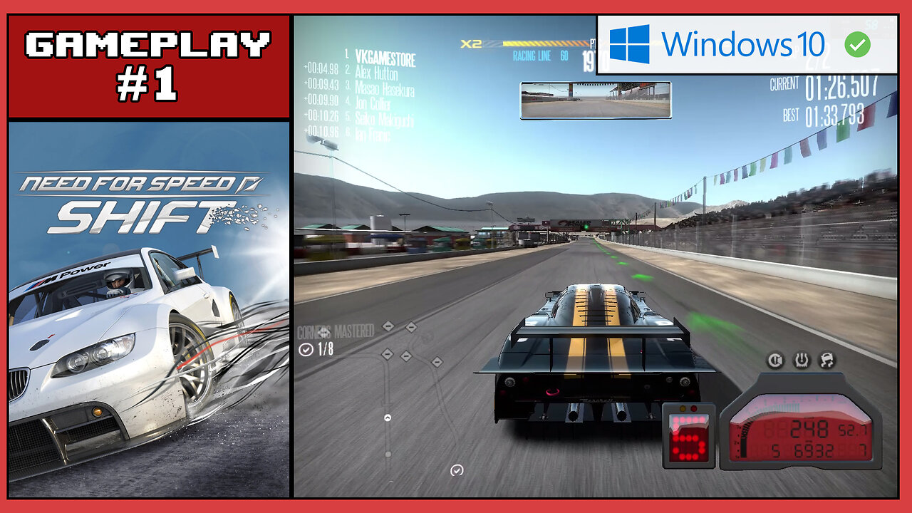 Need for Speed: Shift (PC Gameplay, Windows 10, 2024)