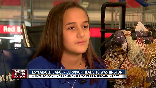 12-year-old cancer survivor heads to Washington