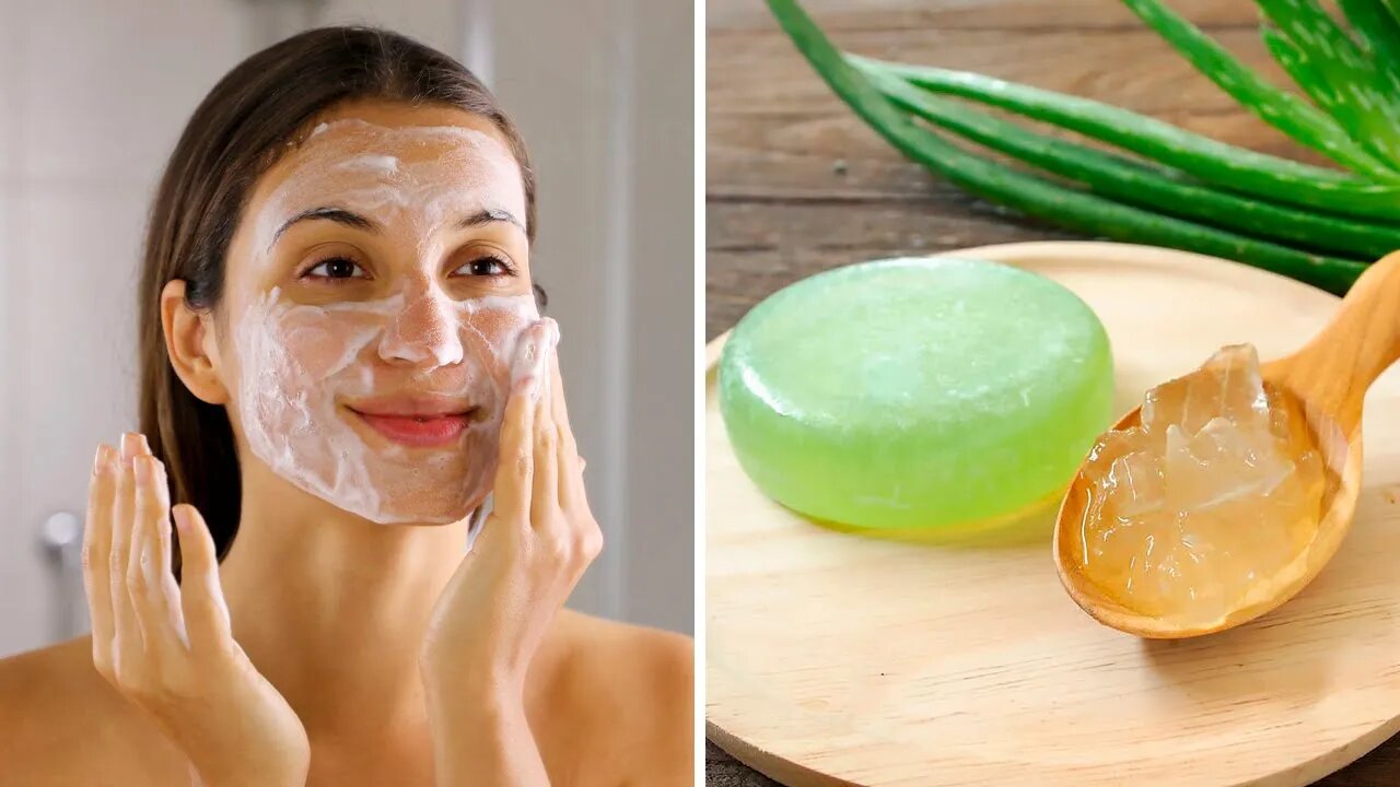 APRENDA FAZER SABONETE DE BABOSA PARA ELIMINAR ACNE E RUGAS