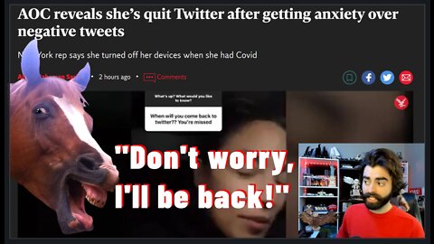 AOC HAS QUIT TWITTER! Congresswoman Couldn't Open App Without Hurt Feelings