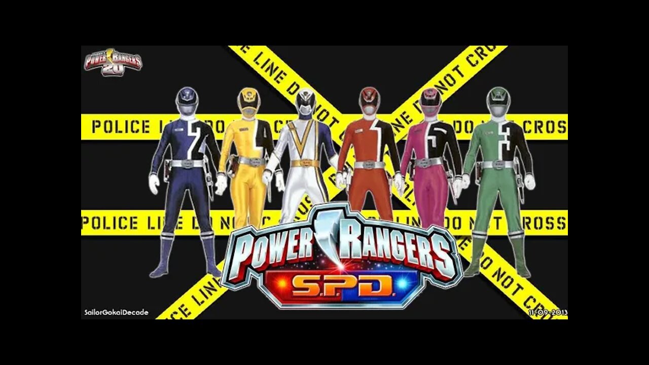 Power Rangers SPD (Space Patrol delta) - opening V1 (PAL version)