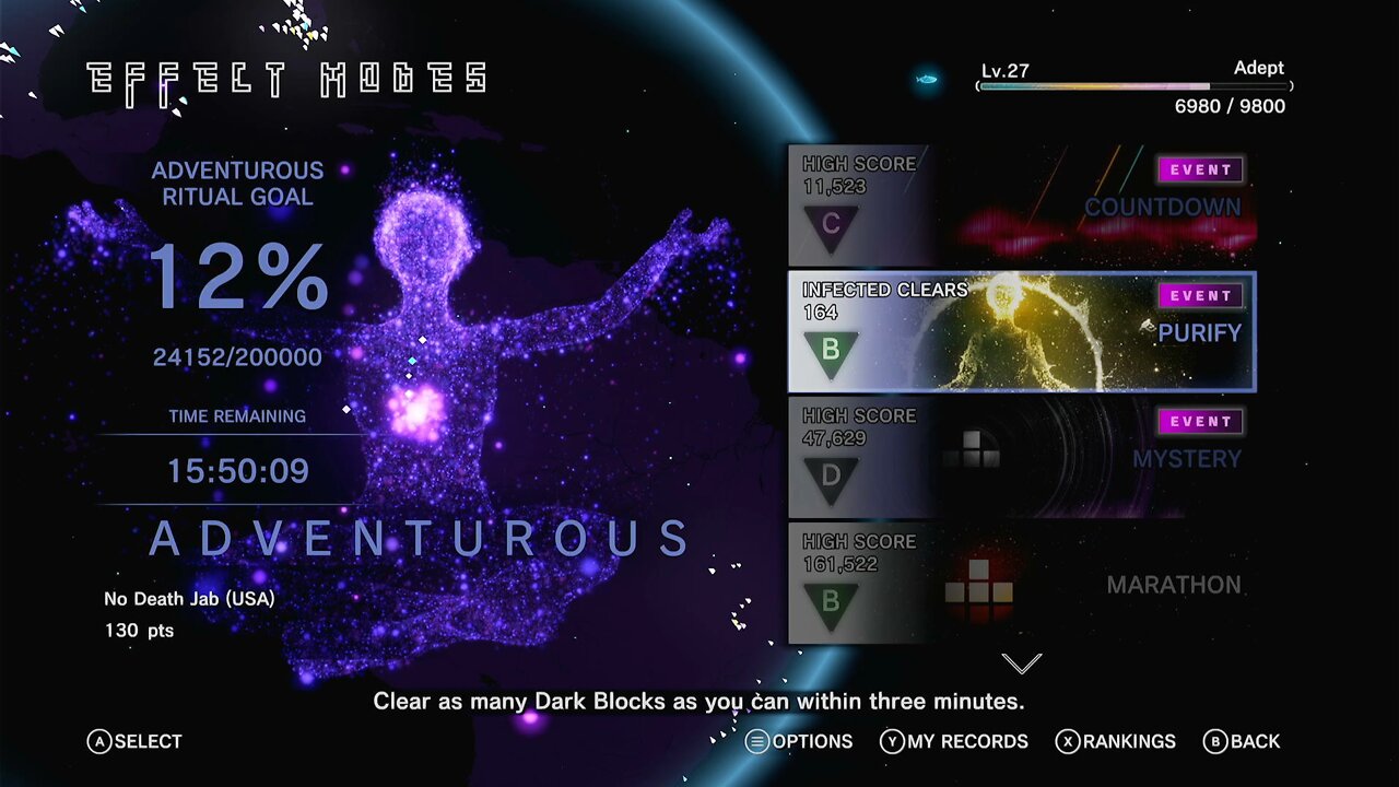 Tetris Effect Connected - Adventurous Ritual - Purify Event 04