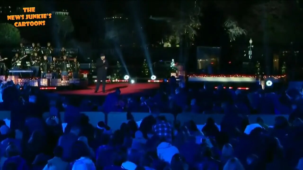 Biden took so long to appear on stage that LL Cool J had to re-introduce him.