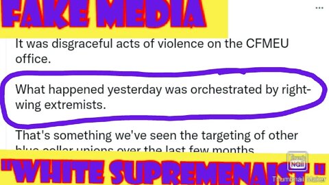 REACTION : RIOTS IN AUSTRALIA & FAKE "WHITE SUPREMACISTS " NEWS