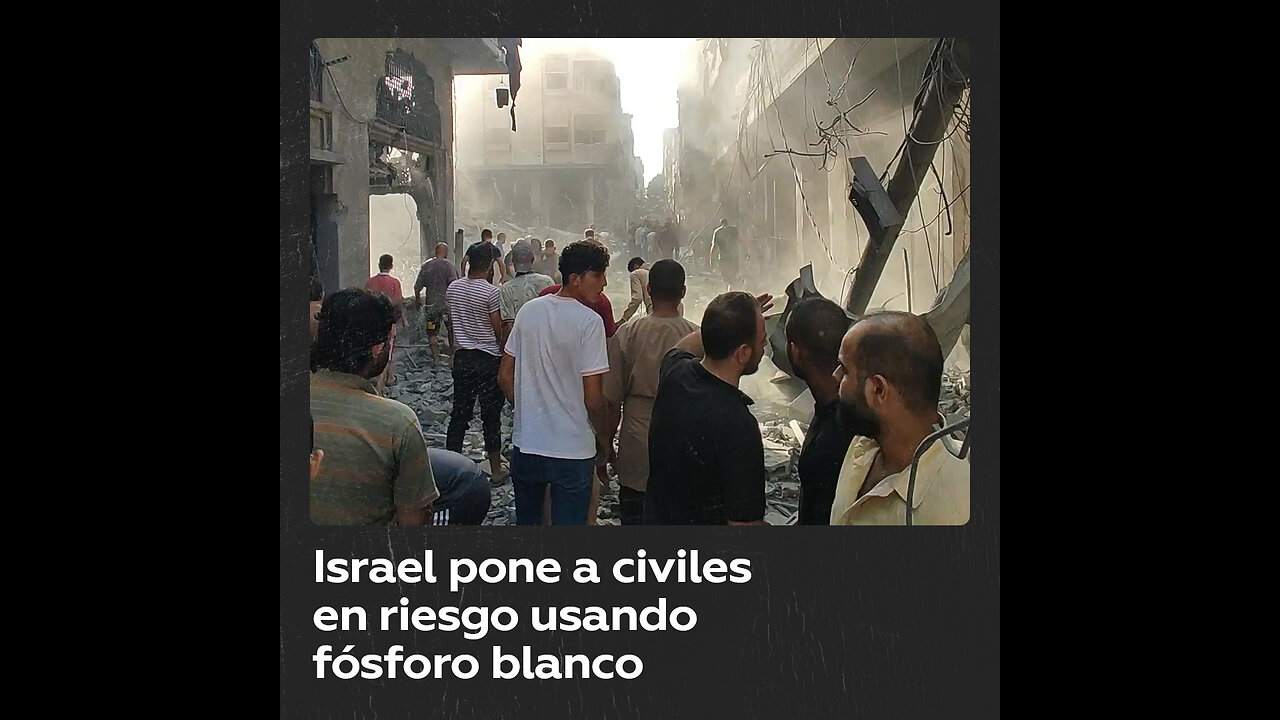 Denuncian que en sus operaciones militares Israel usa fósforo blanco, peligroso para civiles