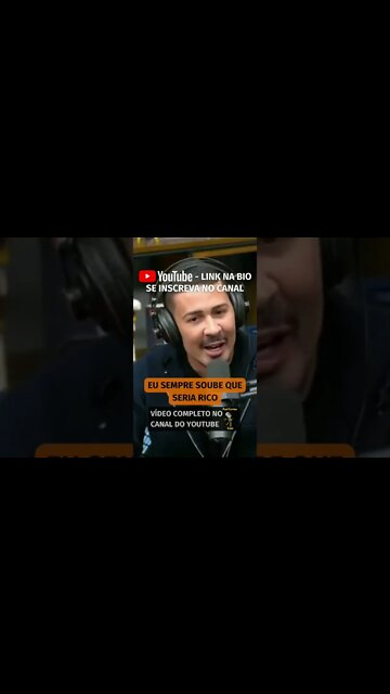 CARLINHOS MAIA SEMPRE SOUBE QUE SERIA RICO (vídeo completo no canal) #shorts