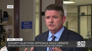 County election officials hold update