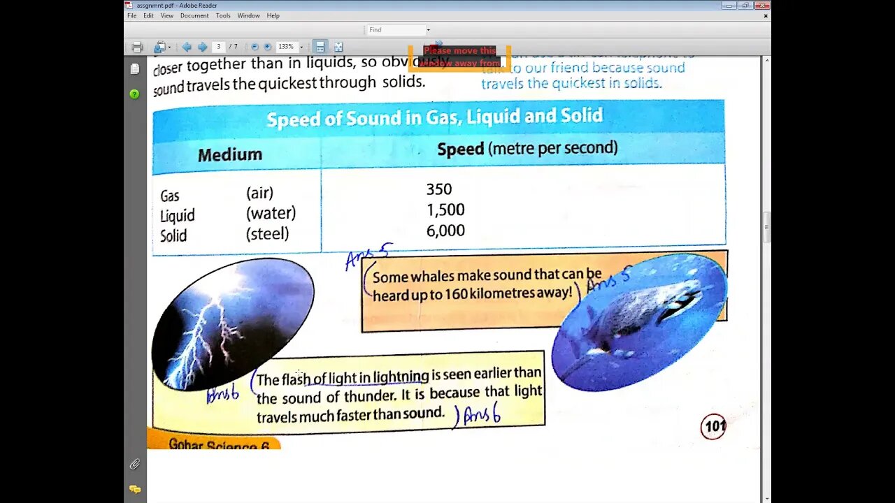 Science class 6 18 01 2021