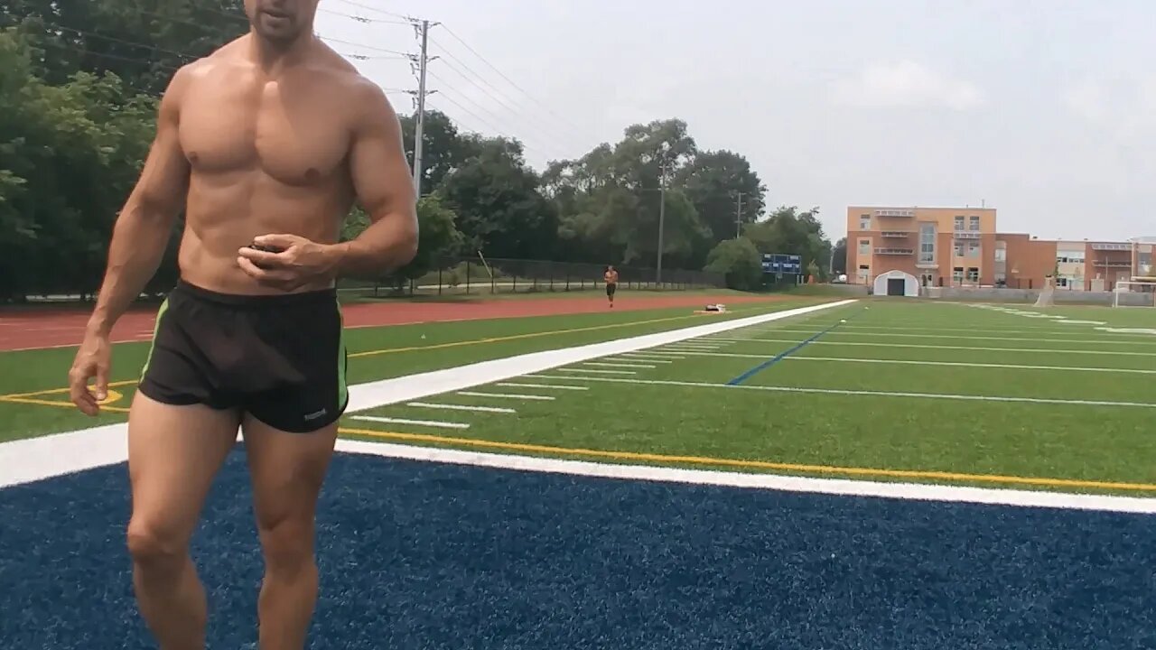 30-60-90 yard sprints!