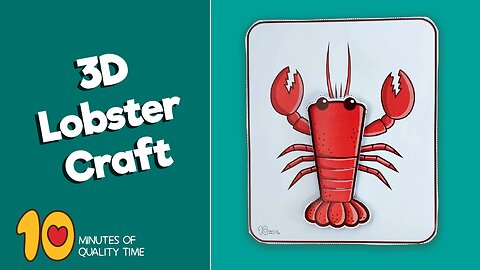 Lobster 3D Craft