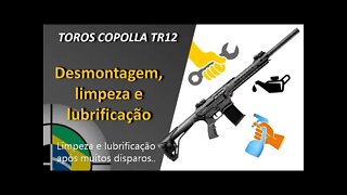 Desmontagem, limpeza e lubrificação (PT-BR) - Copolla TR12 .12GA Mag-Fed Shotgun (Toros Arms)