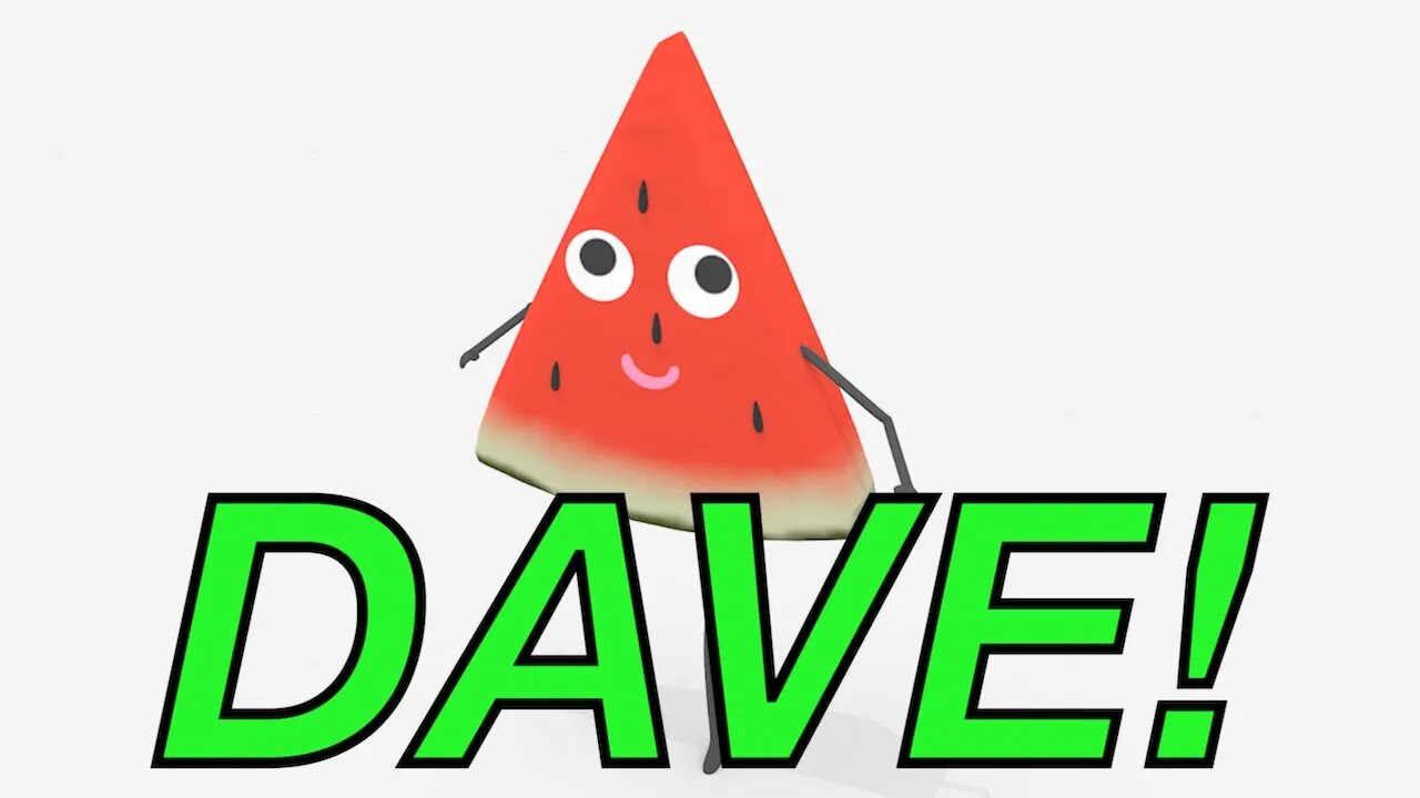 Happy Birthday DAVE! - WATERMELON Birthday Song