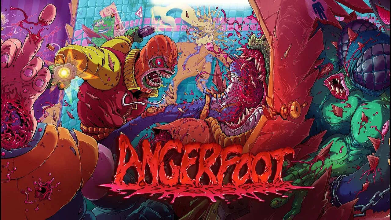 Trying out a new game called- AngerFoot