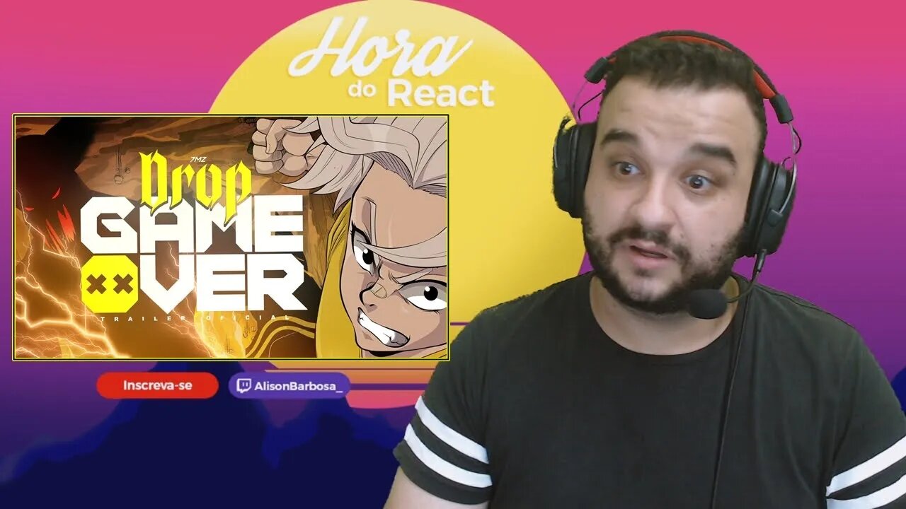 (REACT) O 7 MINUTOZ TÁ VOLTANDO!!! | #DropGameOver