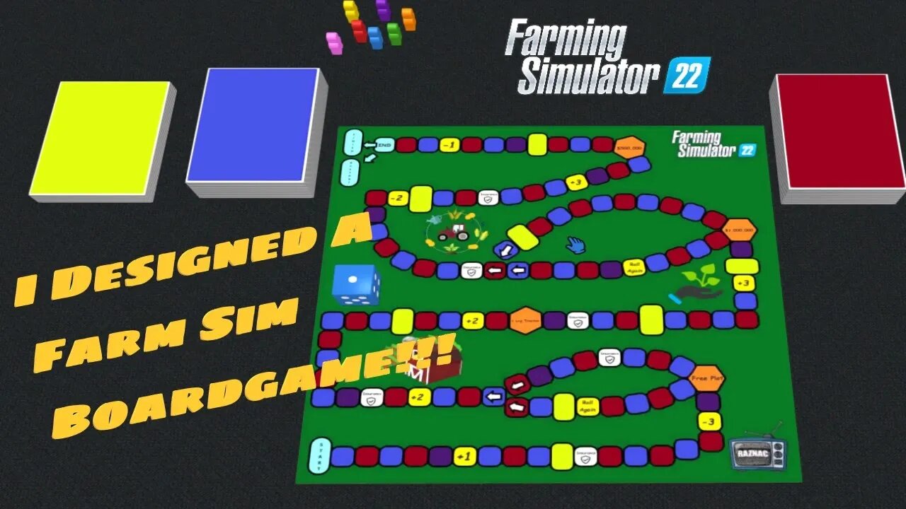 I Made A Board Game!!! | Farming Simulator 22