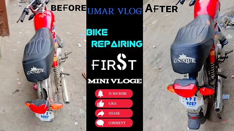Mini vloge bike repairing😲