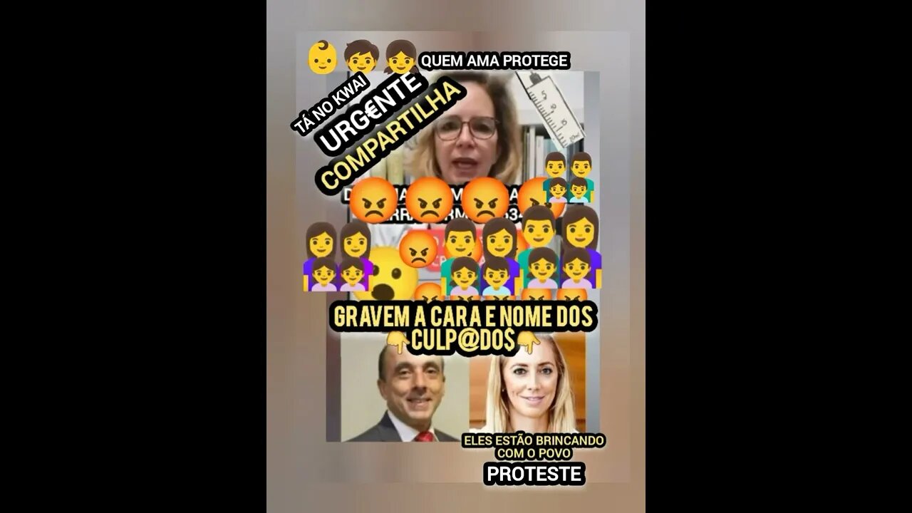 PAIS E MÃES VÃO CHORAR! PROTESTEM