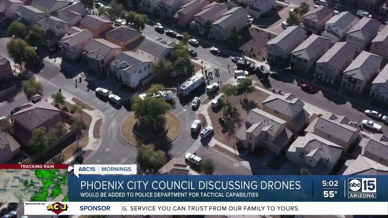 Phoenix officials discussing drones for officers