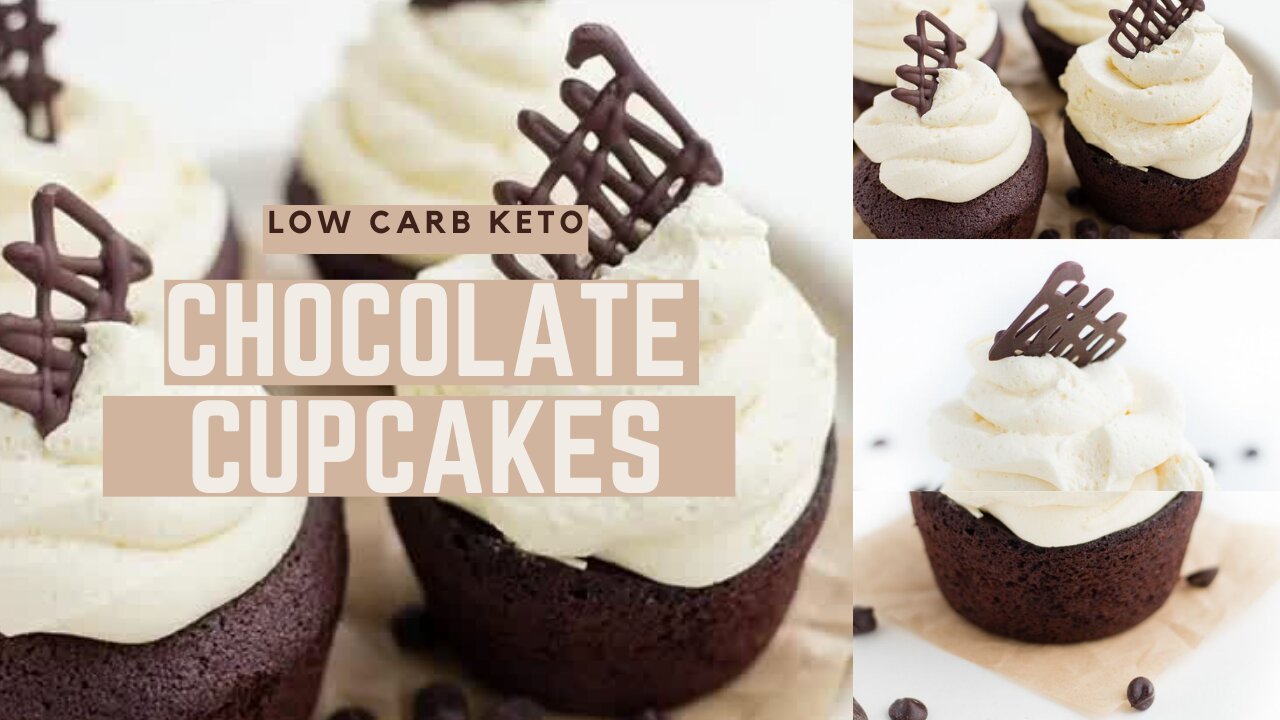 Keto Chocolate Cupcakes