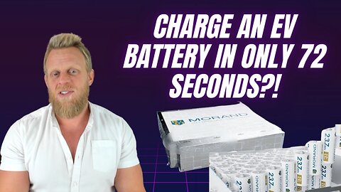 NEW tech that can recharge an EV Battery in only 72 seconds