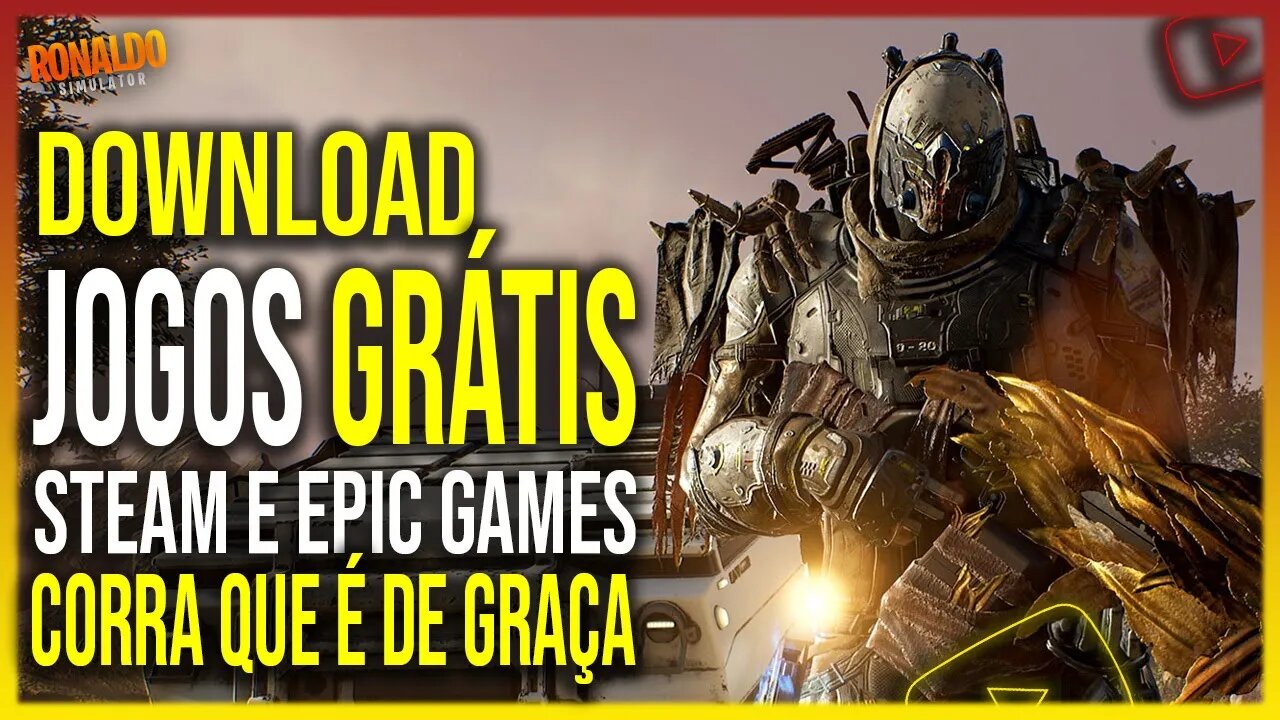 ▶️JOGOS GRÁTIS no PC! FALL GUYS de GRAÇA na EPIC GAMES STORE e 4 JOGOS GRÁTIS na STEAM!!