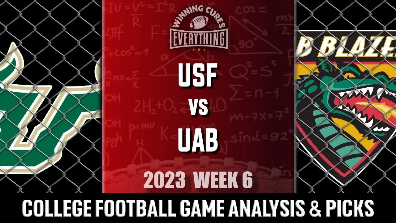 USF vs UAB Picks & Prediction Against the Spread 2023 College Football Analysis