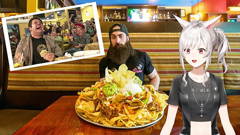 Taking on the Mount Nacheesmo challenge from Man vs. Food! || Beardmeetsfood react