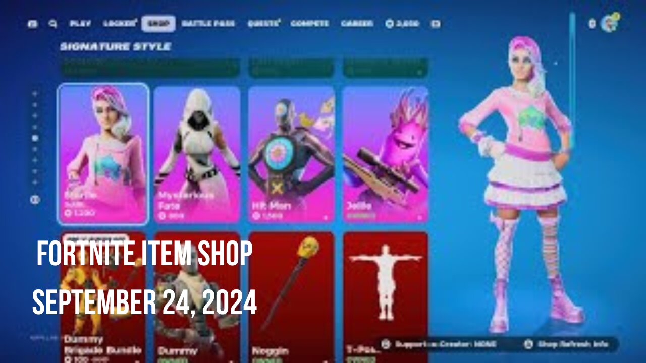 Fortnite Item Shop|September 24, 2024