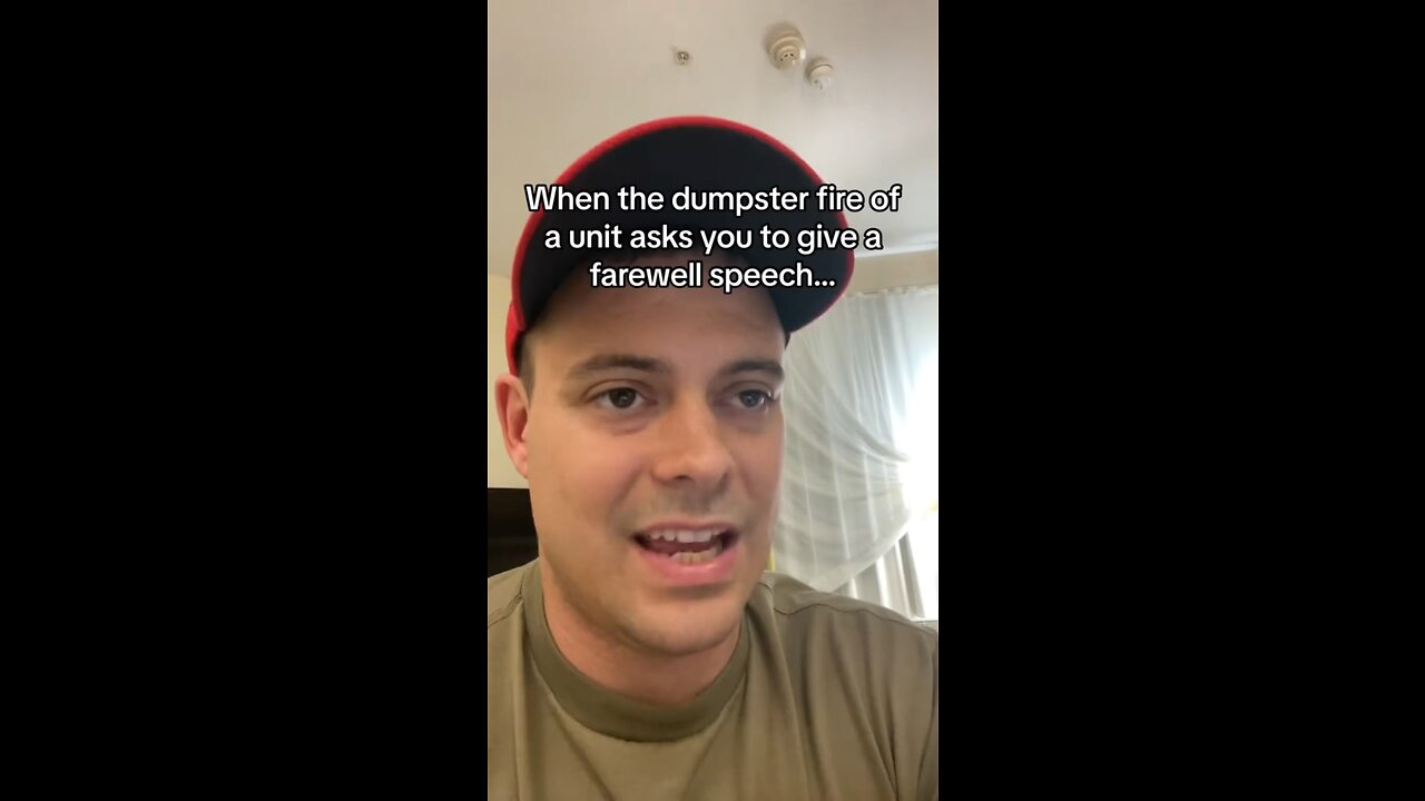 Who has left a dumpster fire of a unit?