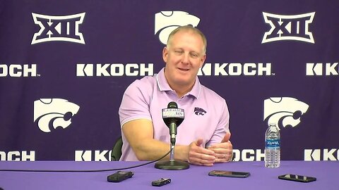 Kansas State Football | Chris Klieman talks about the Wildcats' wide receivers