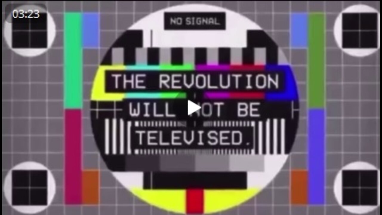 The Canadian Revolution will Not be Televised.