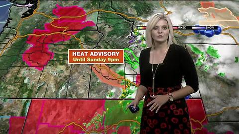 Slightly cooler through Wednesday, heating up again by next weekend