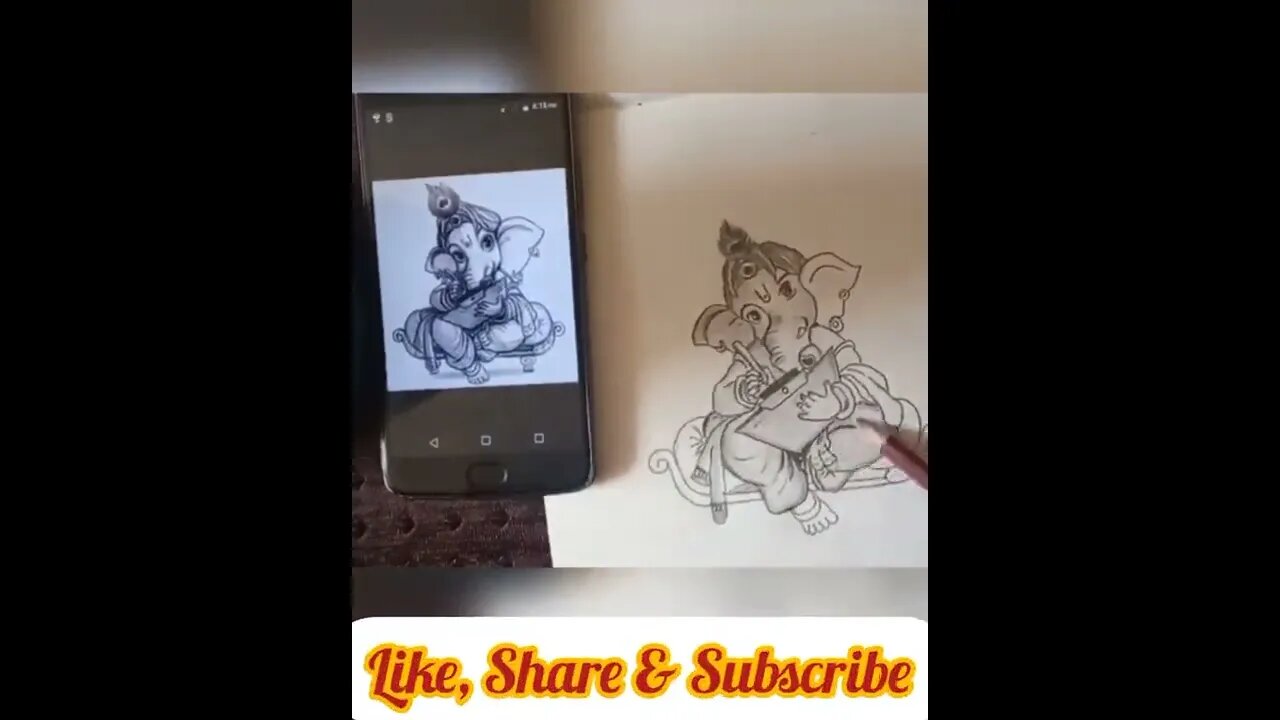 Lord Ganesha Sketch