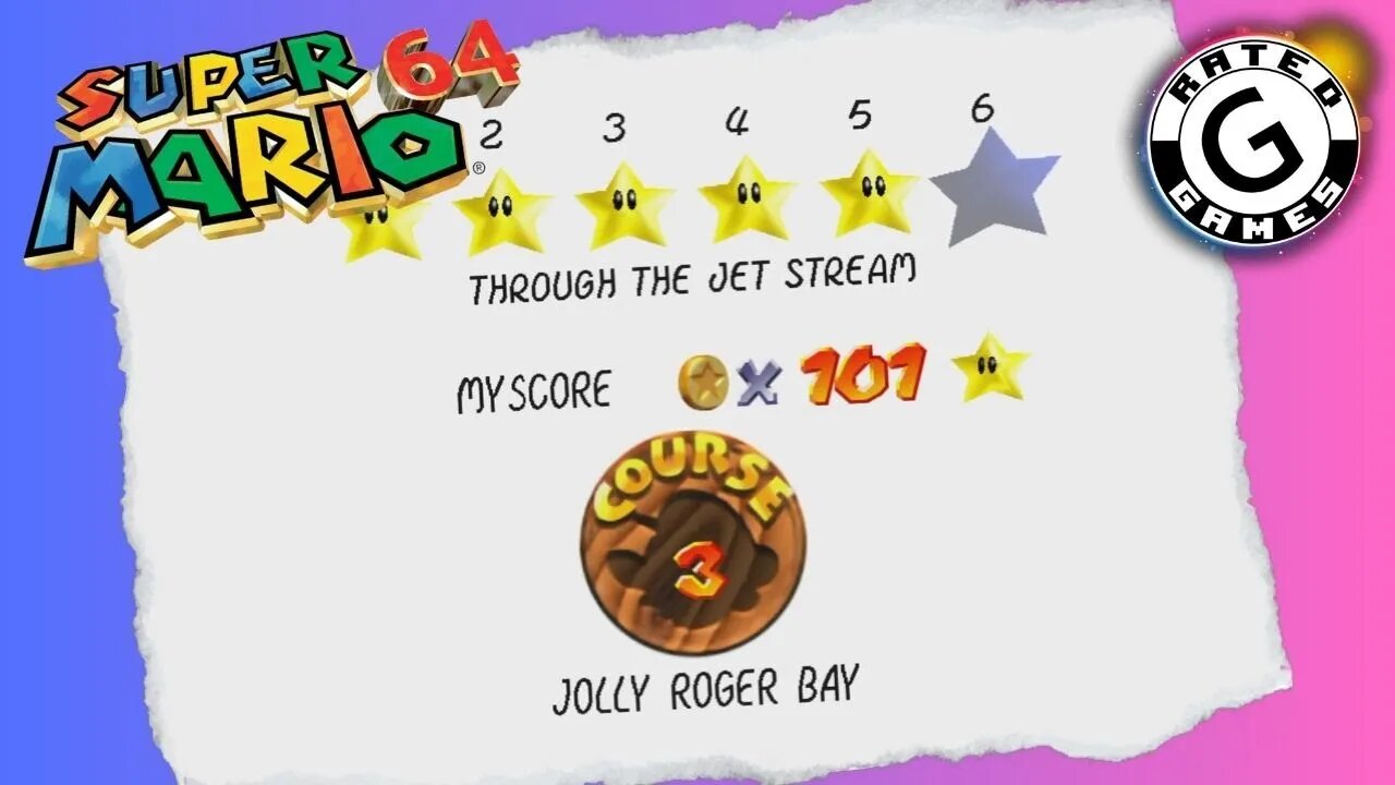 Through the Jet Stream | Jolly Roger Bay 6⭐| Super Mario 64