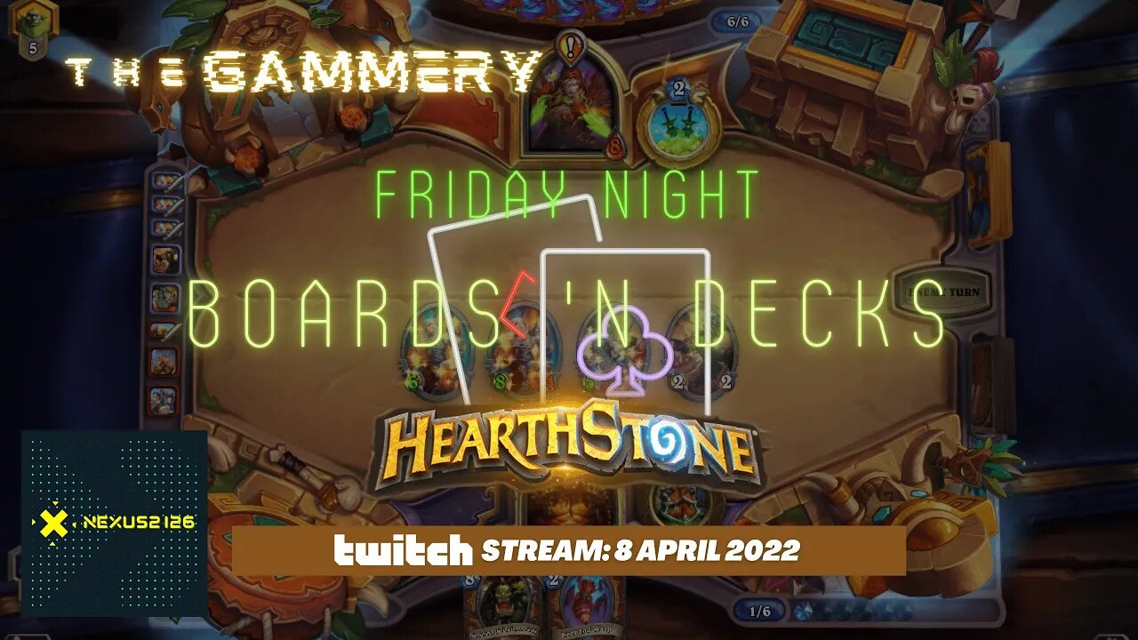 R&R with Hearthstone! | Friday Night Boards 'N Decks | THE GAMMERY