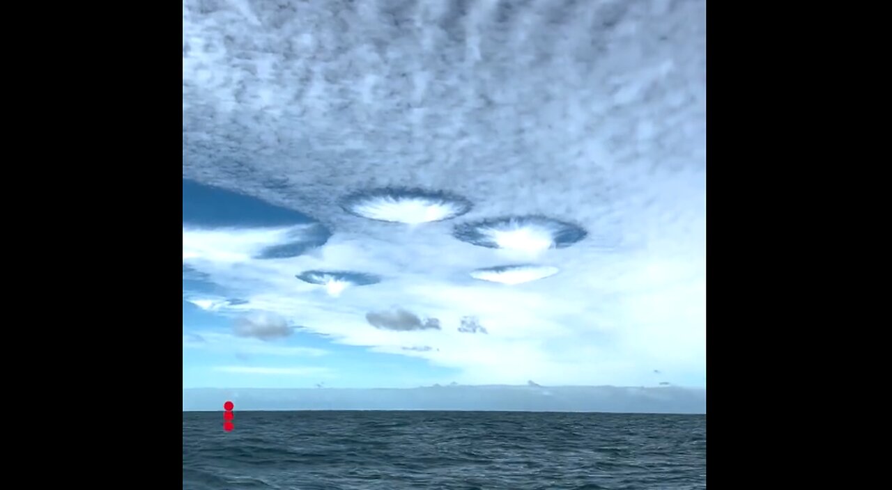 Strange Clouds Over The Gulf Of Mexico