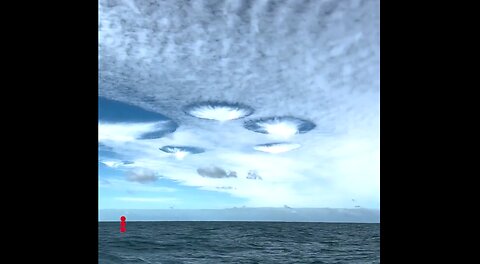 Strange Clouds Over The Gulf Of Mexico