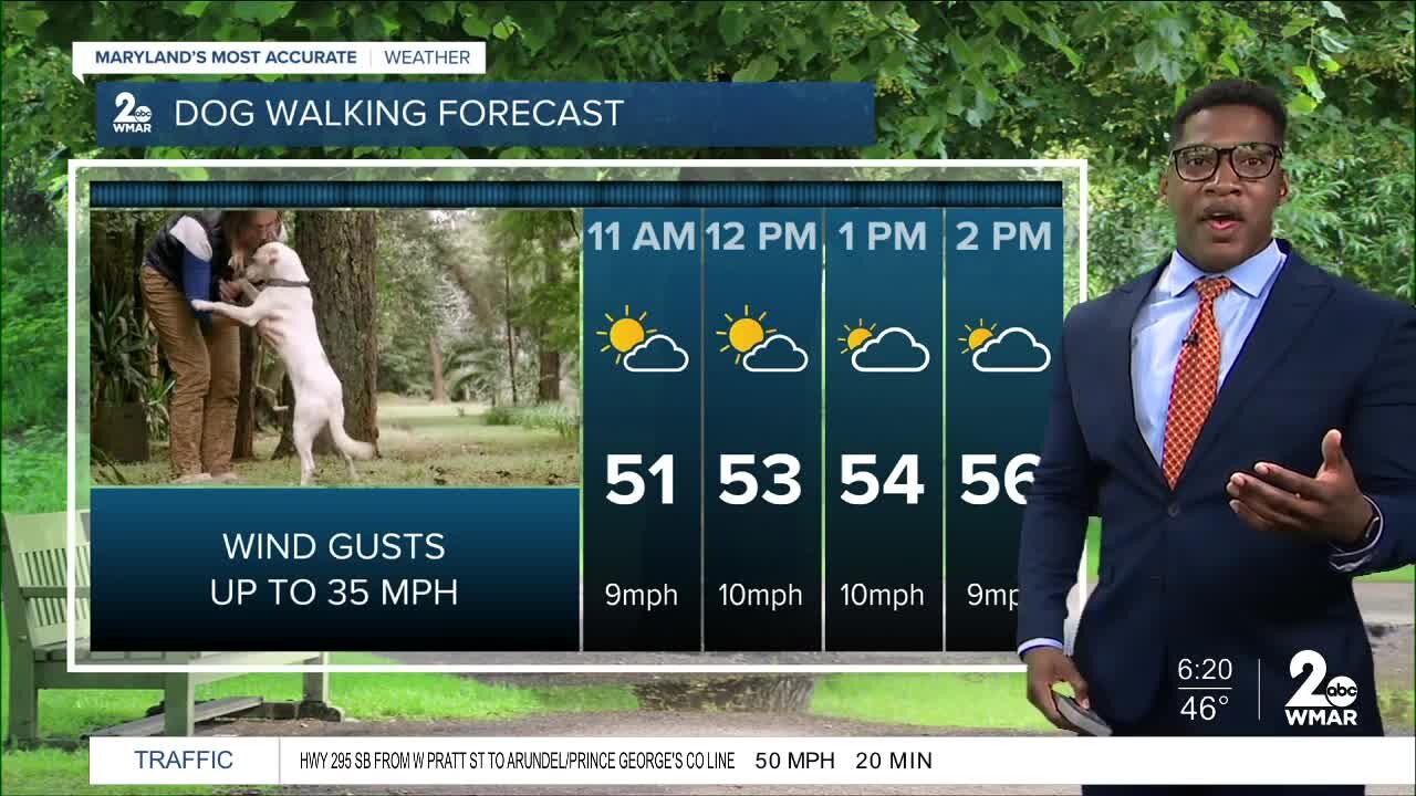 Breezy & Chilly Temps Return