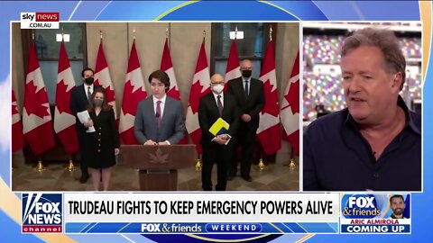 Freedom Convoy: Piers Morgan flames Justin Trudeau for 'behaving like a fascist'