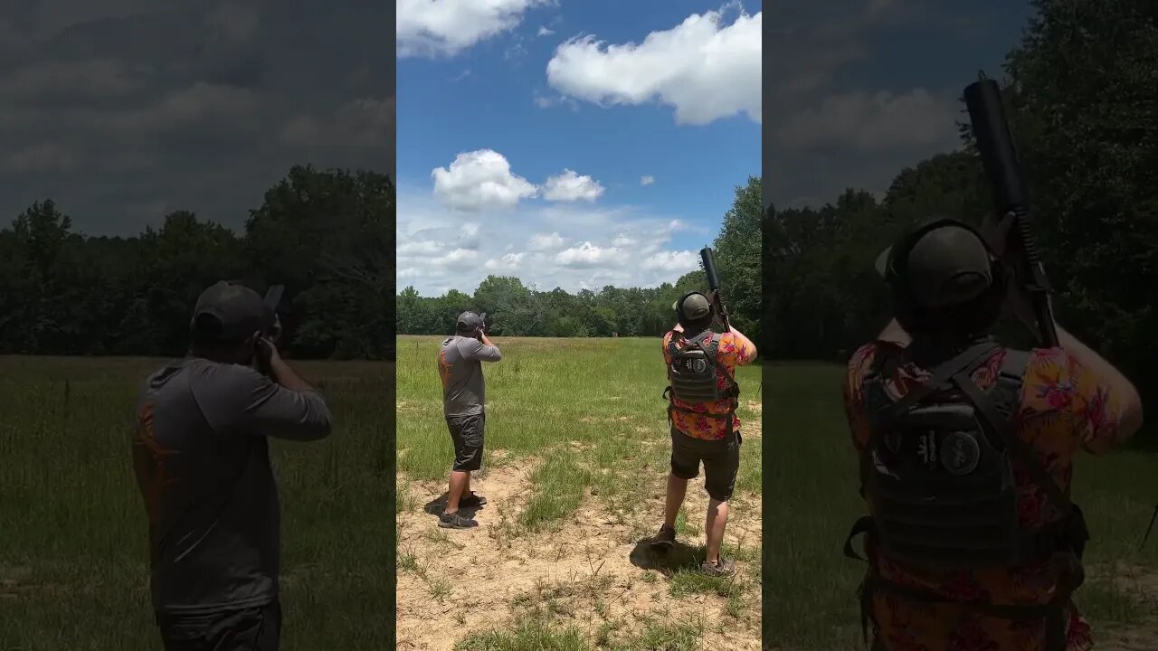 Chaps and their skeet shooting #guns #shorts #youtube