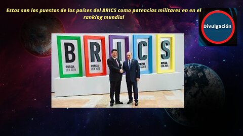 Estos son los puestos de los países del BRICS como potencias militares en en el ranking mundial