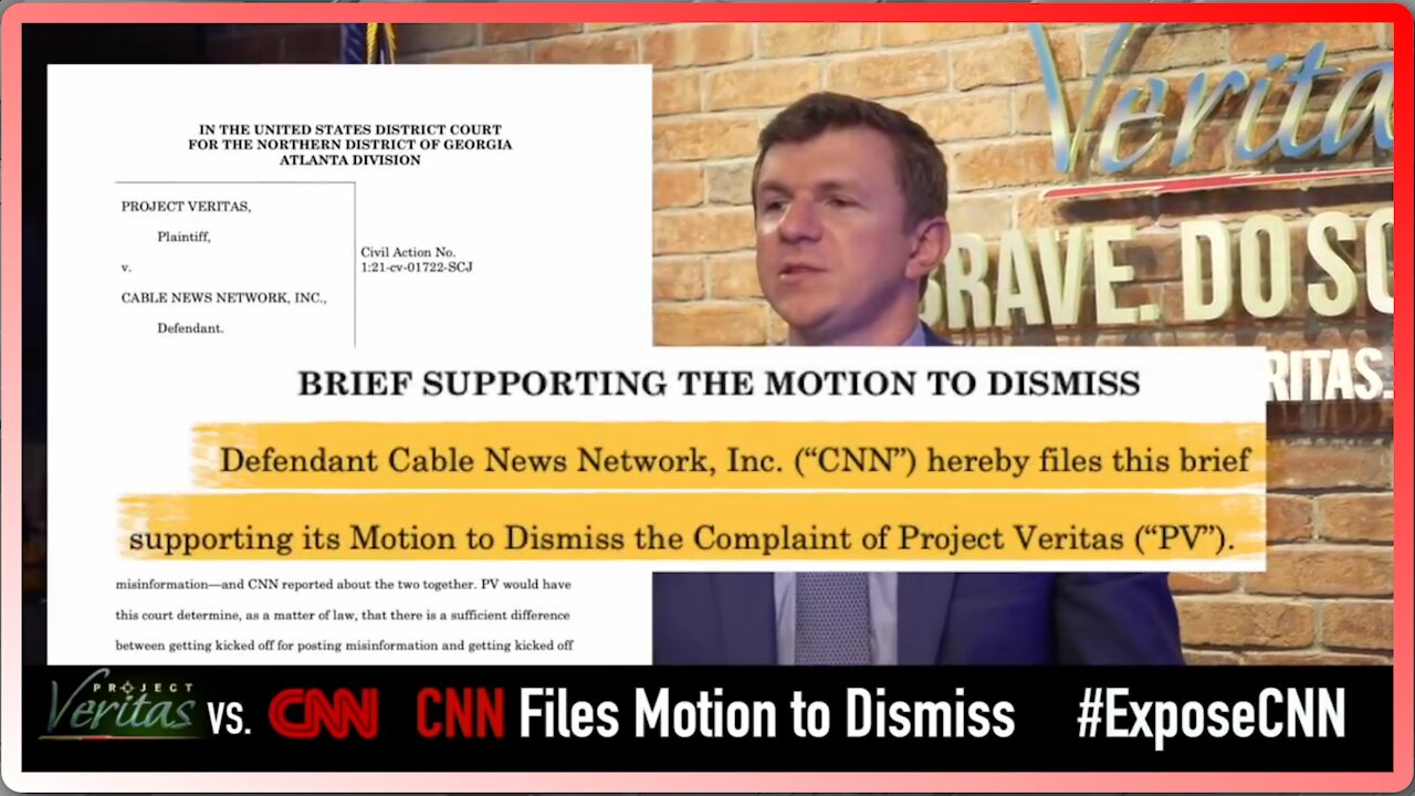 CNN Files Motion To Dismiss in Veritas Defamation Lawsuit - 2468