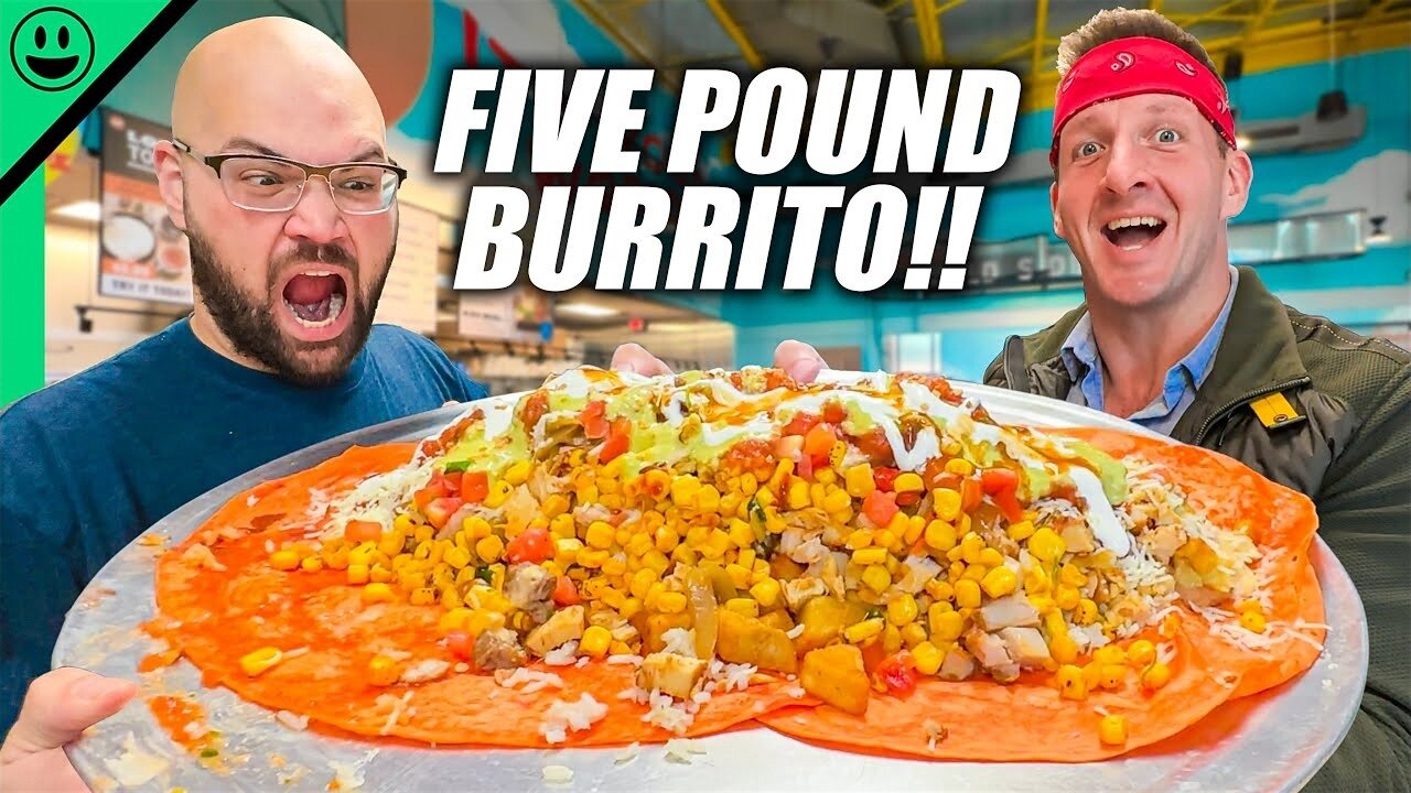 Texas Burrito Challenge!! Austin’s Wildest Tex-Mex!!