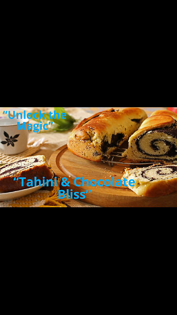 Unlock the Magic of Tahini & Chocolate Marble Cake