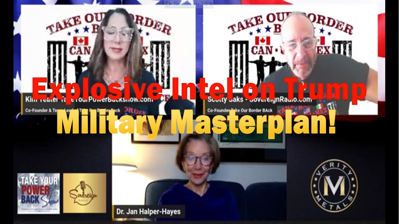 Dr. Jan Halper-Hayes: Update Today - Explosive Intel on Trump-Military Masterplan!