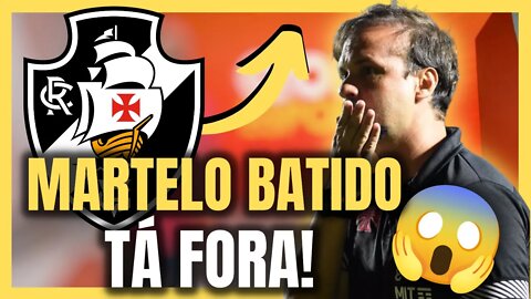 DECIDIU AGORA! TÁ FORA! VASCO CONFIRMA ANTES DA VIAGEM PARA GOIÁS | NOTÍCIAS DO VASCO