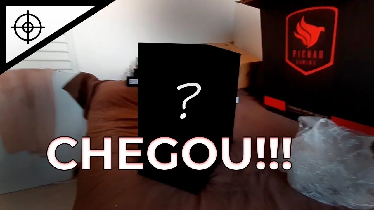 MEU PC GAMER CHEGOU! Unboxing pc gamer da pichau