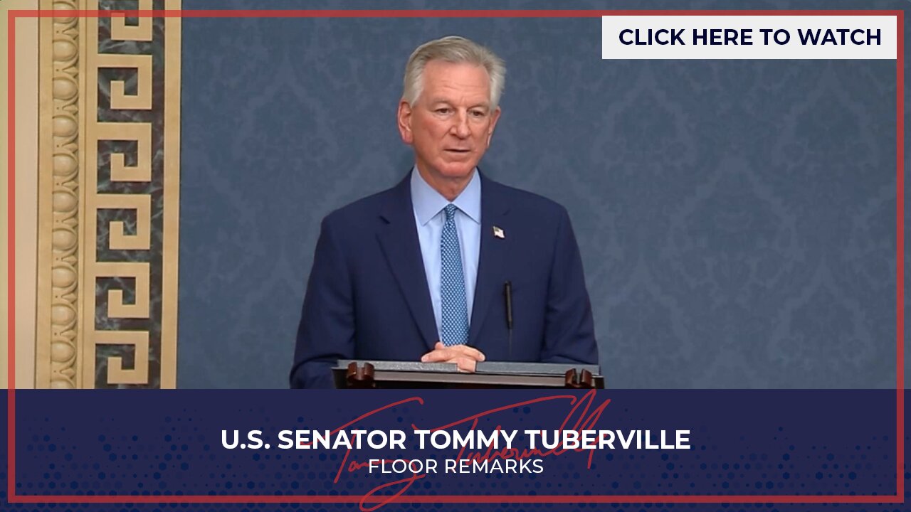 Senator Tuberville Speaks on Senate Floor about Ukraine